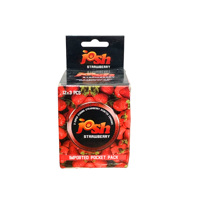 Josh starwbery flavour  full box 12 x 3